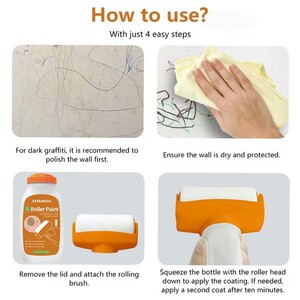 غلتک رنگ دیوار