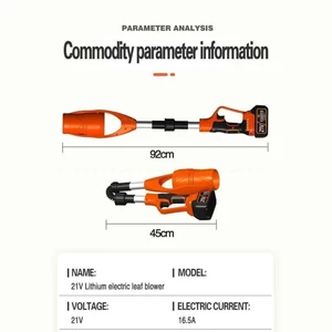 جت فن دمنده دسته‌دار تاشو شارژی قابل حمل با باتری یدک