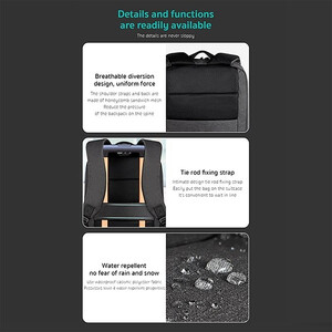 خرید کوله پشتی لپ تاپ  13 تا 16 اینچ چند منظوره کوتتسی