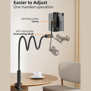 خرید پایه تبلت و گوشی موبایل قابل اتصال به لبه میز و تخت سایجی