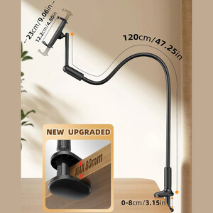 فروش پایه تبلت و گوشی موبایل قابل اتصال به لبه میز و تخت سایجی