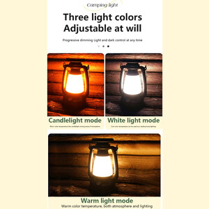 خرید چراغ کمپینگ شارژی طرح چراغ نفتی اسمایلینگ شارک