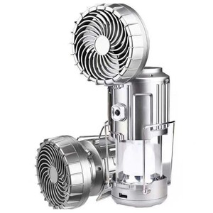 چراغ کمپینگ و پنکه شارژی قابل حمل اسمایلینگ‌شارک