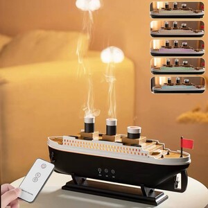 دستگاه بخور سرد و خوشبوکننده هوای طرح کشتی تایتانیک با ریموت کنترل