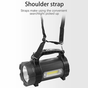 خرید چراغ قوه کمپینگ شارژری و پاوربانک ضدآب اسمایلینگ شارک