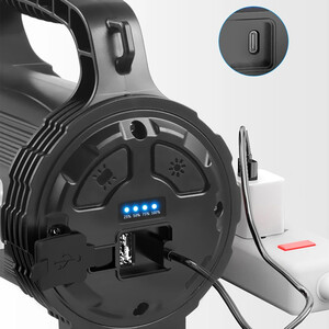 قیمت چراغ قوه کمپینگ شارژری و پاوربانک ضدآب اسمایلینگ شارک