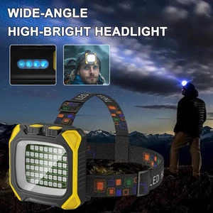 چراغ پیشانی حرفه‌ای اسمایلینگ شارک برای کار در شب