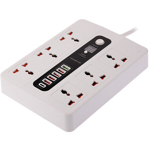 فروش چندراهی برق شش سوکت، یک TYPE-C و پنج یو‌اس‌بی 3000 وات هایکو استار