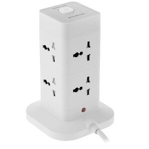 فروش چند راهی برق 8 سوکت 2500 وات، دو USB و دو تایپ‌سی هایکواستار