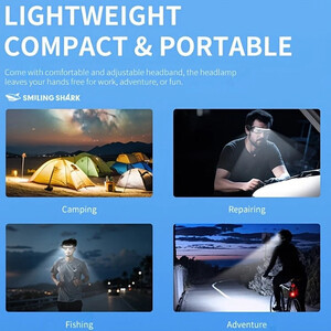 قیمت هدلامپ اسمایلینگ شارک