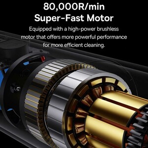 جارو شارژی قابل حمل بیسوس Baseus A5 Air Car Vacuum Cleaner C30459500111-00
