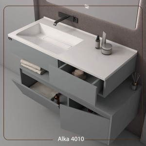 فولست روشویی کابینتی پی‌وی‌سی آلکا مدل4010