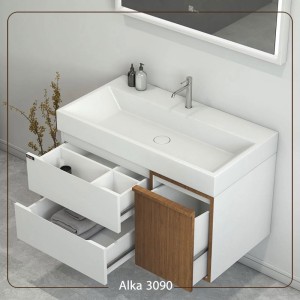 روشویی کابینتی لاکچری آلکاکد 3090