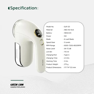 کیفیت پرزگیر شارژی لباس گرین لاین