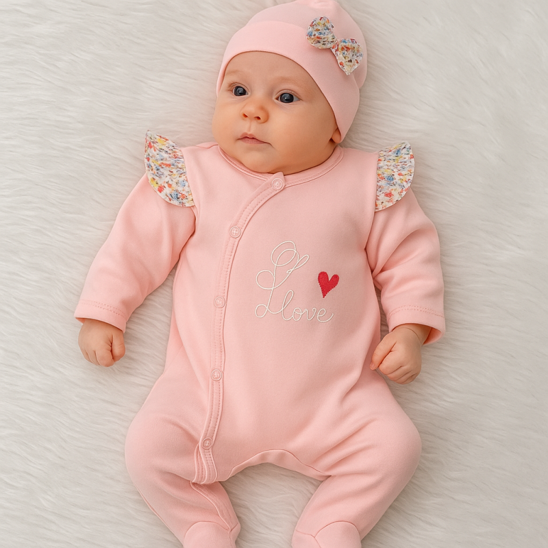 سرهمی دخترانه سرشانه چین دار