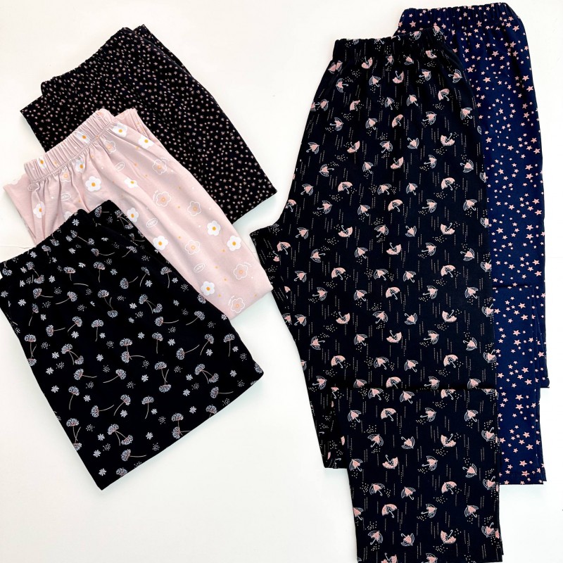 شلوار نخ پنبه لاکرا