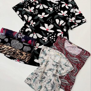 تیشرت سایز بزرگ زنانه کد 4001