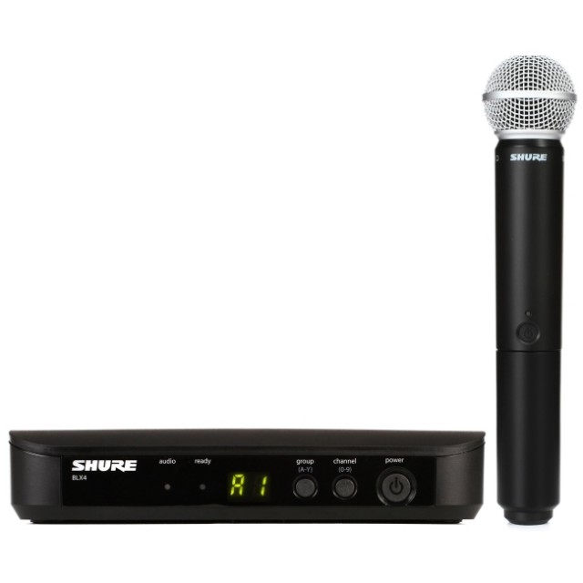 میکروفن بی سیم وکال دستی SHURE مدل Blx24/SM58