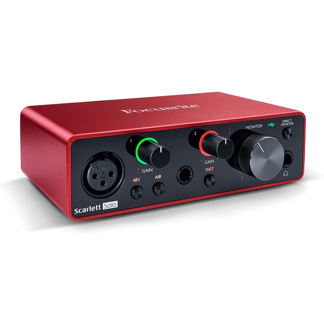 کارت صدا Focusrite مدل Scarlett Solo 3rd Gen