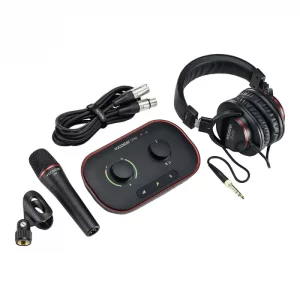 پکیج استودیویی Focusrite مدل Scarlett Vocaster One Studio