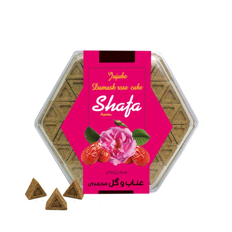 حبه رژیمی  عناب و گل محمدی