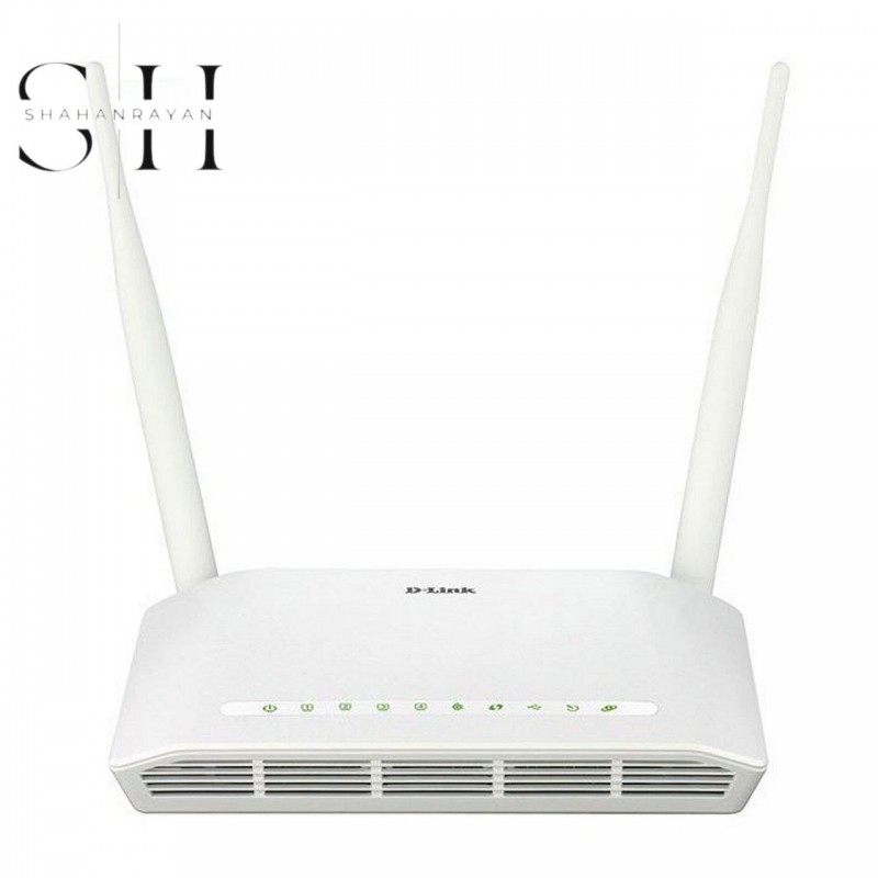 مودم روتر ADSL2 Plus بی‌سیم N300 دی-لینک مدل DSL-2750U