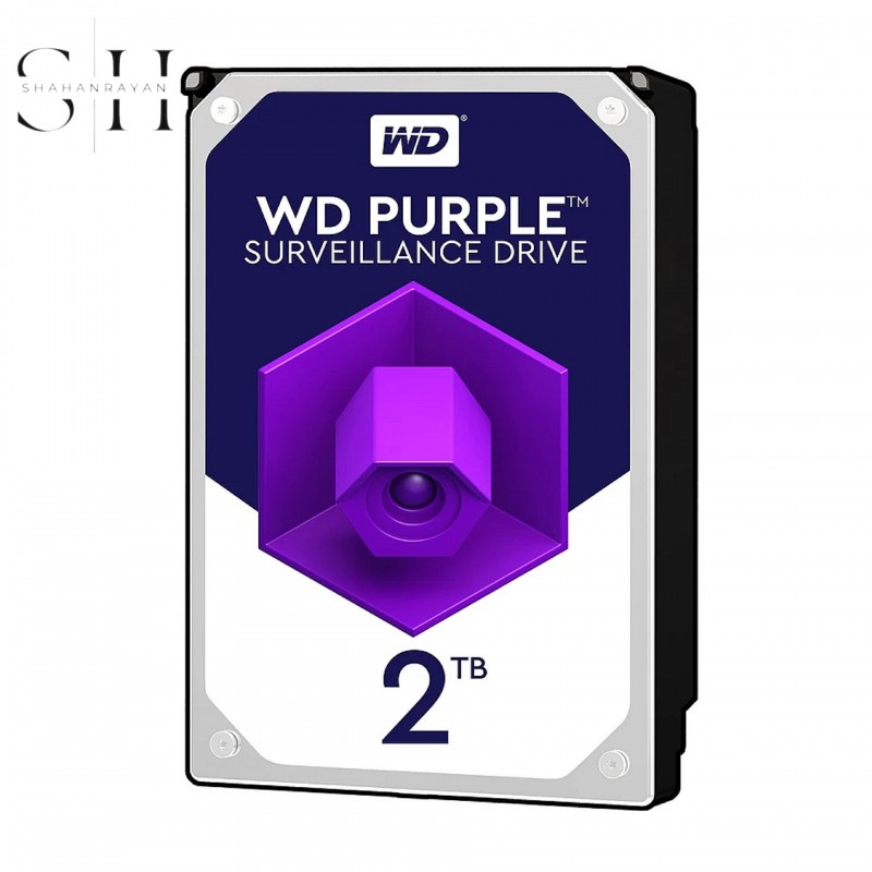 هارد اینترنال وسترن دیجیتال مدل WD PURPLE 2 TB اصلی