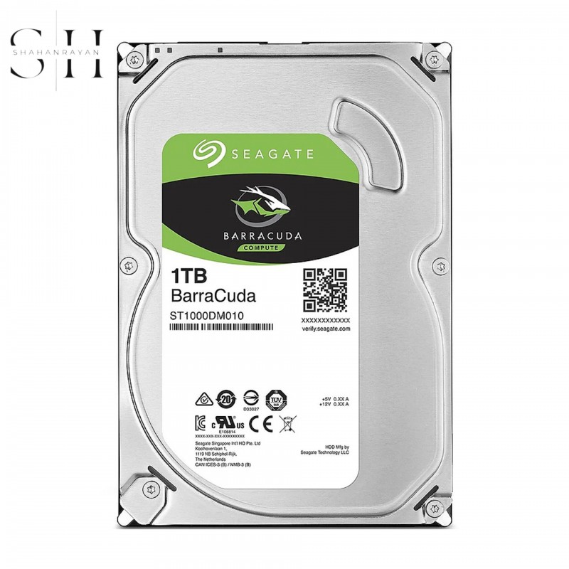 هارددیسک اینترنال سیگیت مدل BarraCuda ST1000DM010 ظرفیت 1 ترابایت