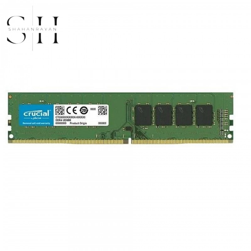 رم کامپیوتر DDR4 تک کاناله 3200 مگاهرتز CL22 کروشیال  ظرفیت 8 گیگابایت
