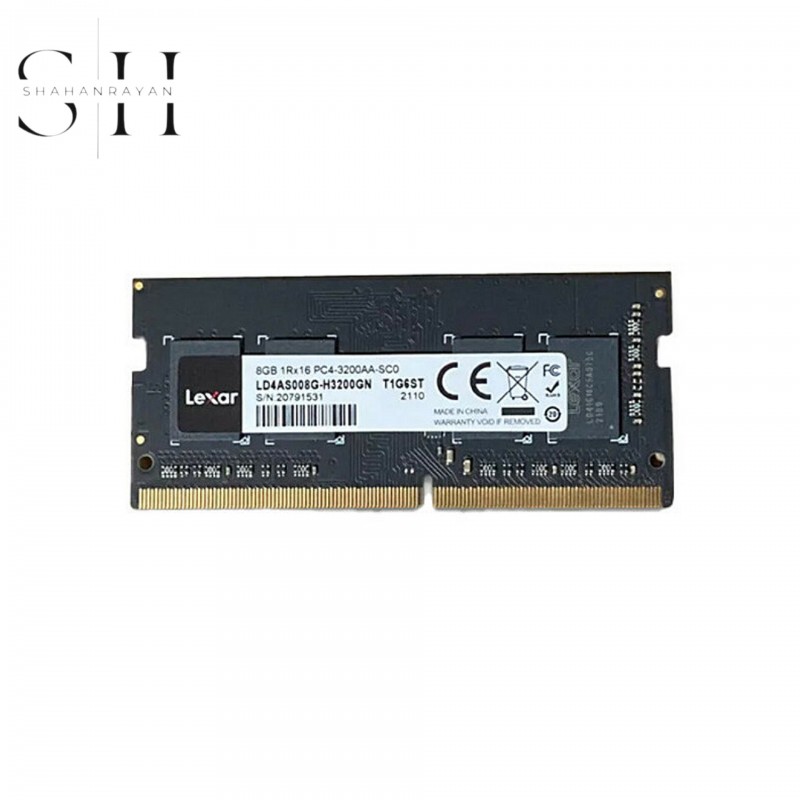رم لپتاپ DDR4 دو کاناله 3200 مگاهرتز CL22 لکسار مدلLD4S016Gظرفیت8 گیگابایت