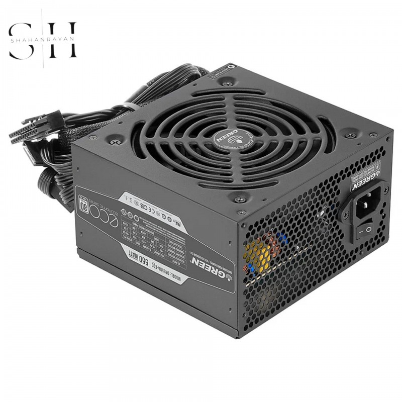 منبع تغذیه کامپیوتر گرین مدل GP550A-ECO Rev3.1