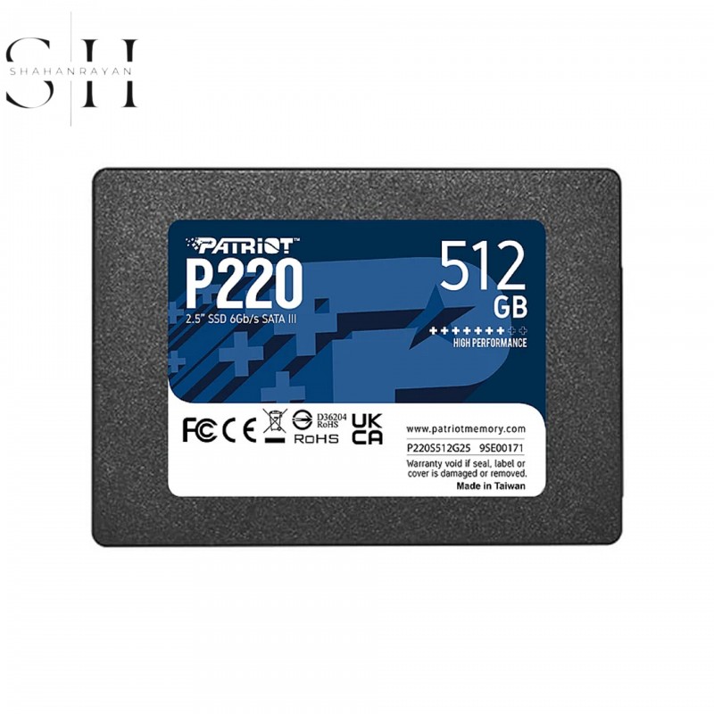 اس اس دی اینترنال پتریوت مدل P220 ظرفیت 512 گیگابایت