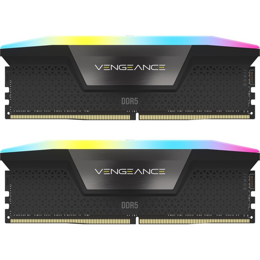 رم دسکتاپ DDR5 دو کاناله 5200 مگاهرتز CL40 کورسیر مدل VENGEANCE RGB WH ظرفیت 64 گیگابایت