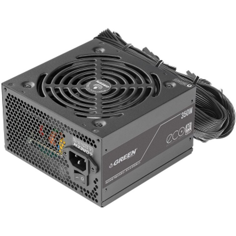 منبع تغذیه کامپیوتر گرین GP350A-ECO Rev3.1 80 Plus White توان 350 وات