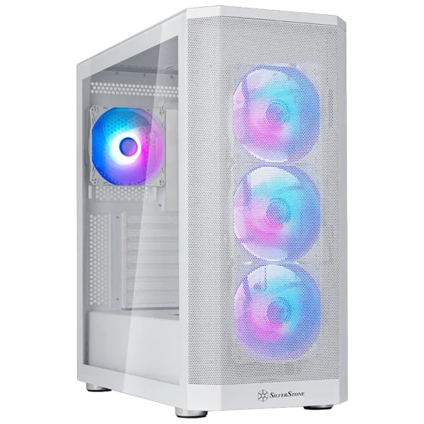کیس کامپیوتر سیلوراستون مدل FARA 514X Mid Tower سفید