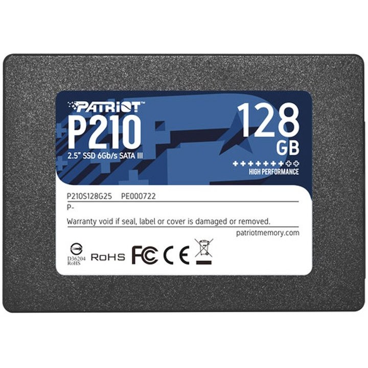 حافظه اس اس دی اینترنال پتریوت مدل P210 ظرفیت 128 گیگابایت