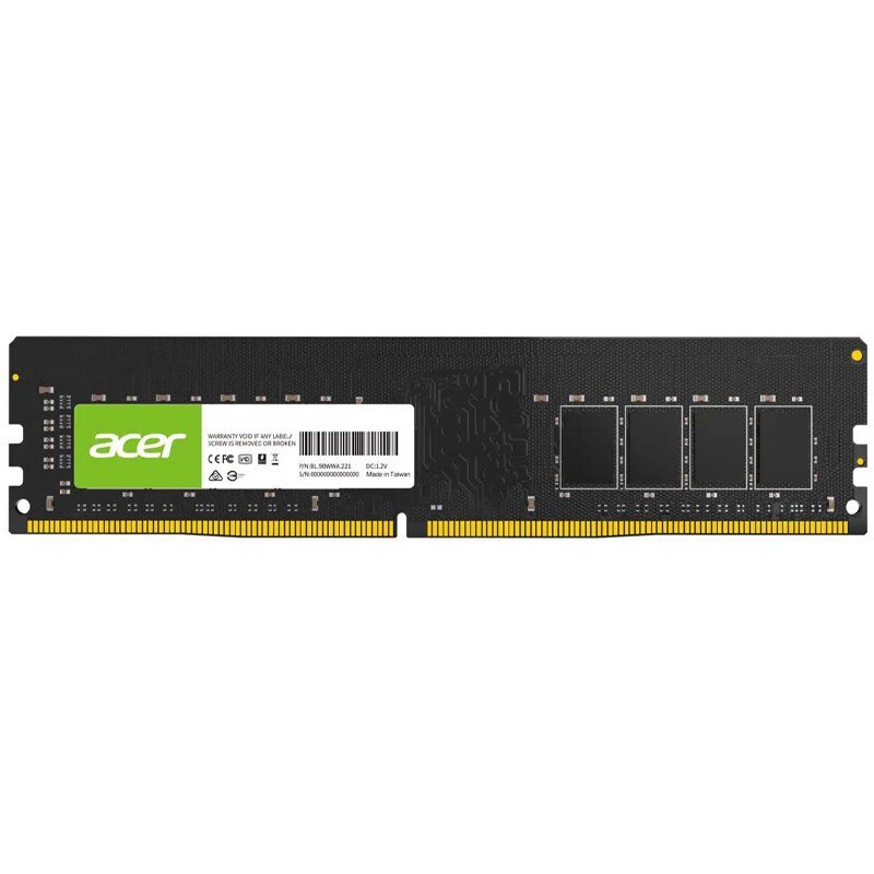 رم کامپیوتر ایسر مدل UD100 DDR4 تک کاناله 8 گیگابایت فرکانس 3200