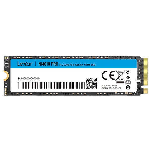 حافظه اس اس دی اینترنال لکسار NM610 Pro M.2 2280 NVMe ظرفیت 500 گیگابایت