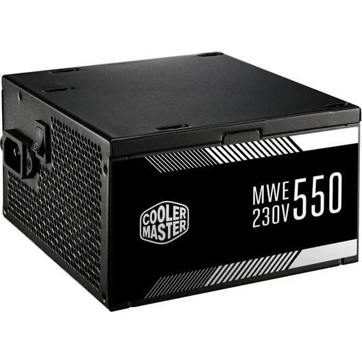 منبع تغذیه کامپیوتر کولرمستر MWE 550 80 Plus White توان 550 وات