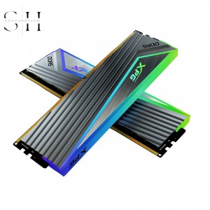 رم کامپیوتر DDR5 دو کاناله 6400 مگاهرتز CL32 ای دیتا مدل XPG CASTER RGB ظرفیت 32 گیگابایت