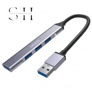 هاب چهار پورت اونتن مدل USB 3.0 To 4 Port Hub Onten OTN-5701