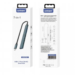 هاب تایپ سی اونتن مدل Hub Onten 7Port Type-C UC 972C