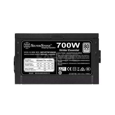 منبع تغذیه کامپیوتر سیلوراستون مدل Essential SST-ST70F-ES230 توان 700 وات