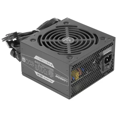 منبع تغذیه کامپیوتر گرین مدل GP500A-ECO Rev3.1 توان 500 وات