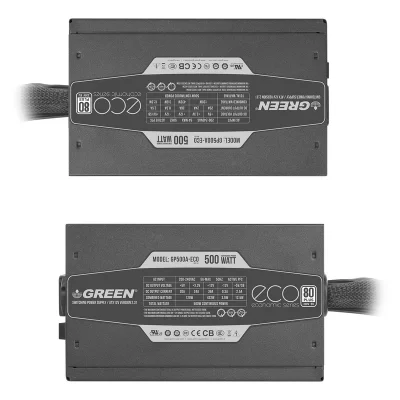 منبع تغذیه کامپیوتر گرین مدل GP500A-ECO Rev3.1 توان 500 وات