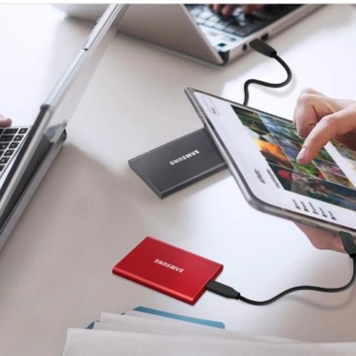 حافظه SSD اکسترنال سامسونگ مدل T7 ظرفیت 2 ترابایت