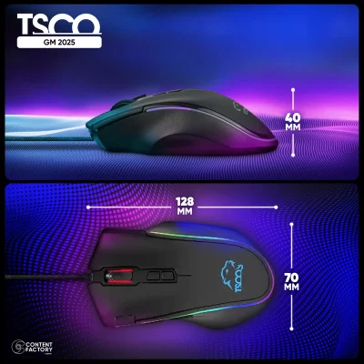 ماوس گیمینگ باسیم تسکو مدل GM 2025