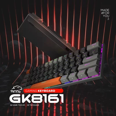 کیبورد گیمینگ تسکو مدل GK 8161