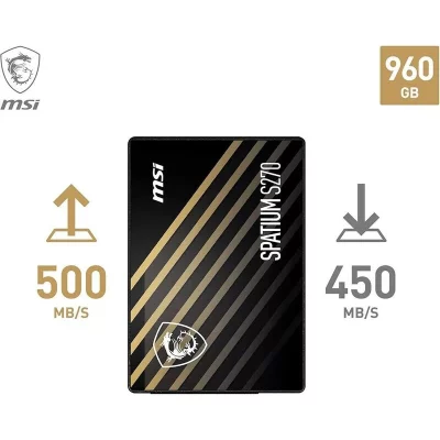 اس اس دی اینترنال ام اس آی مدل SPATIUM S270 ظرفیت 960 گیگابایت