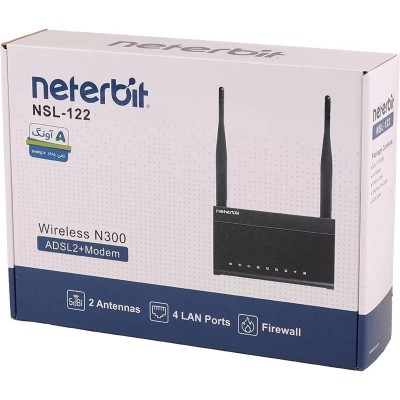 مودم روتر +ADSL2 نتربیت مدل NSL-122